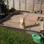 Base concreted in