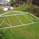 Rear gable of greenhouse